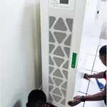 ICT and Power project. Installation of un-interruptiple power supply for the ICT network in a building.