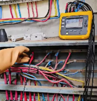 Project highlight for power monitoring with fluke tester
