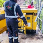 Generator Power project. Generator servicing in client premise