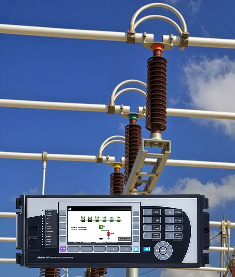 Busbar protection system used for fast fault detection and isolation in substation switchgear and power distribution systems.