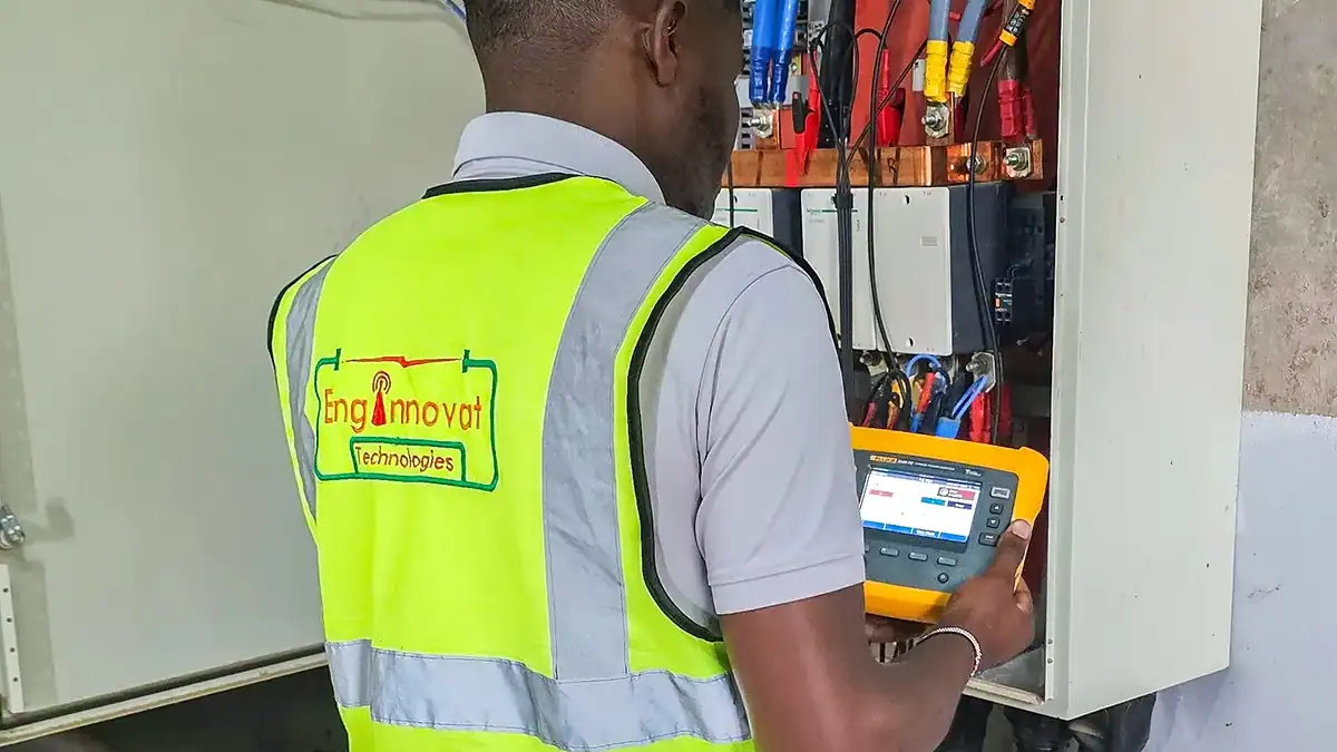 Energy study conducted in a university main changeover panel.