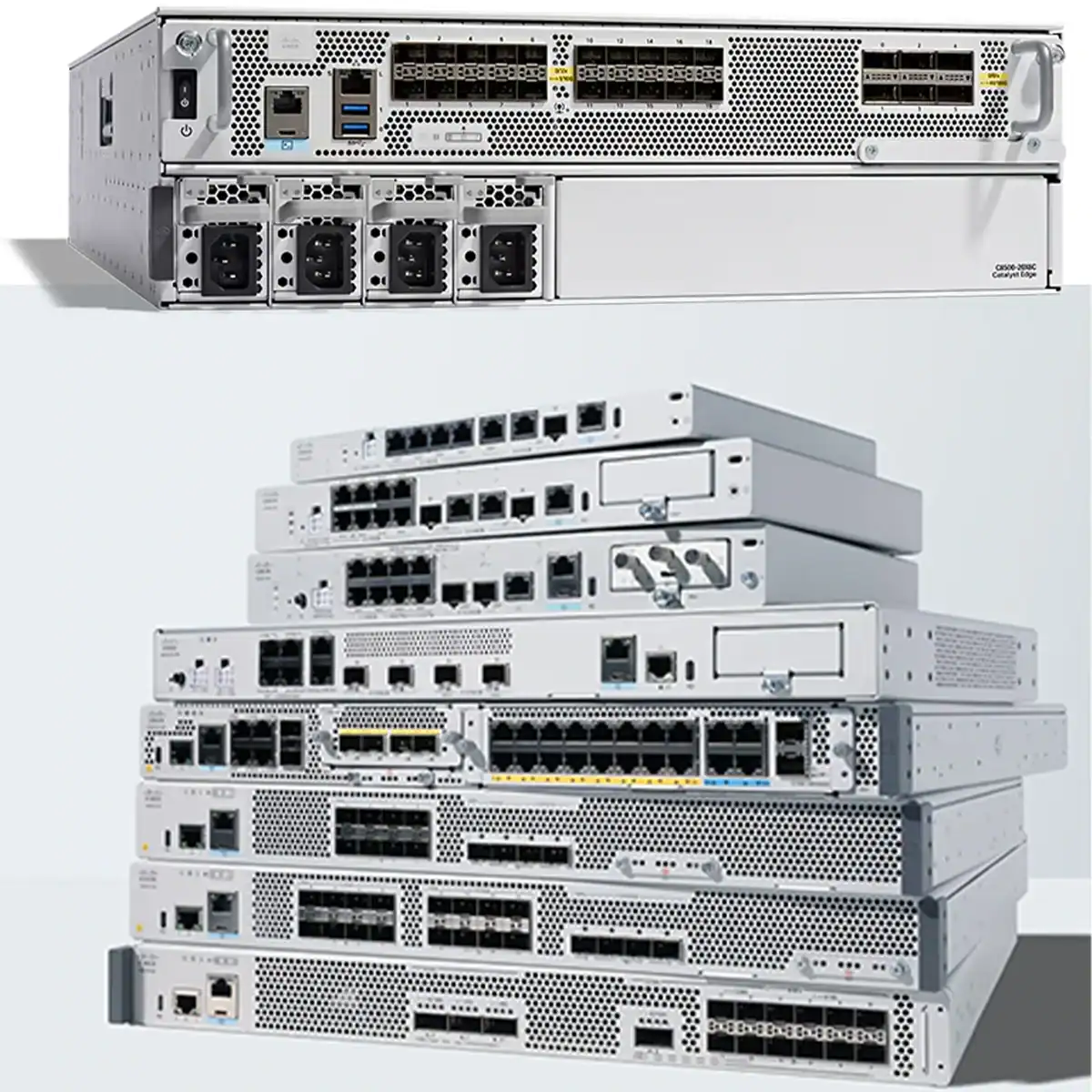 Enterprise routing and edge connectivity devices including SD-WAN routers for branch, data centre and cloud networking.